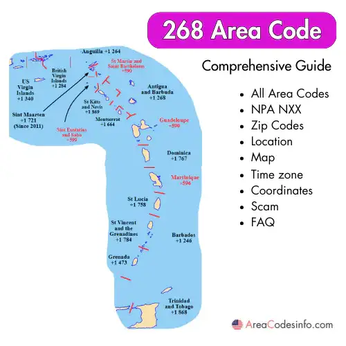 268 Area Code