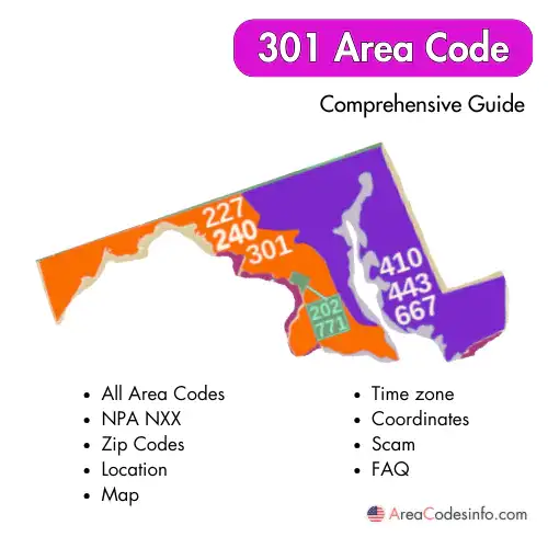 301 Area Code