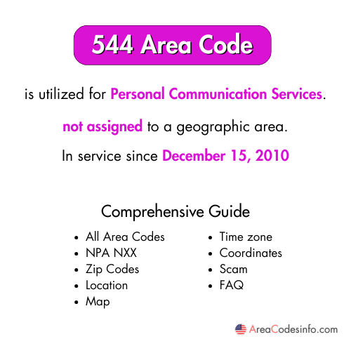 544 Area Code