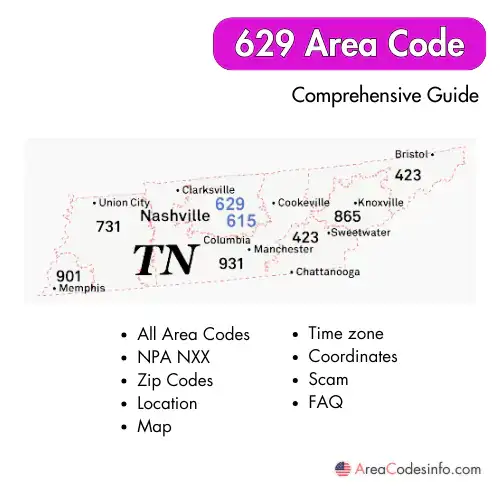 629 Area Code