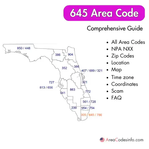 645 Area Code