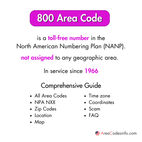 800 Area Code